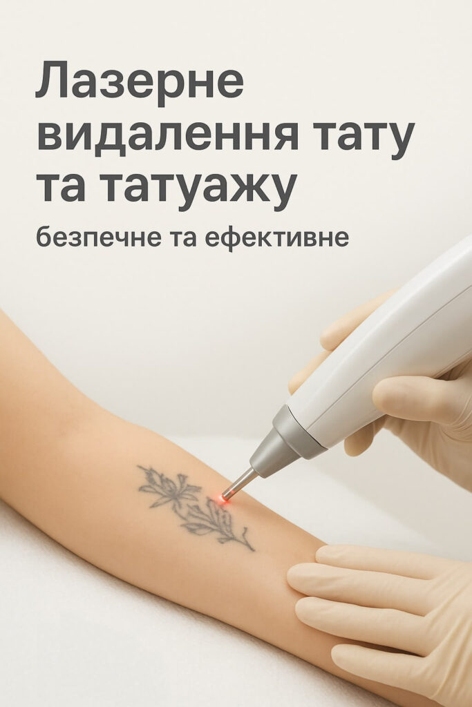 Лазерне видалення тату